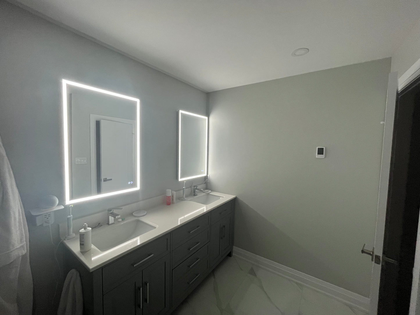 Grey Master Bathroom Renovation