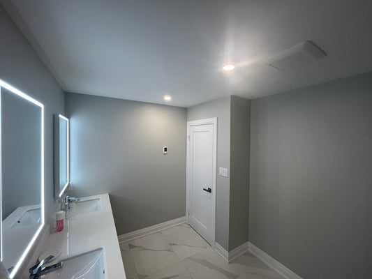 Grey Master Bathroom Renovation